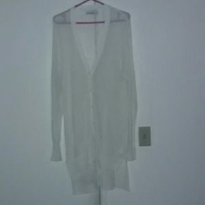 Signature Collection long sweater duster